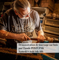 Démonstration de tournage sur bois