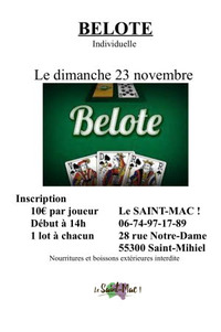 Concours de Belote