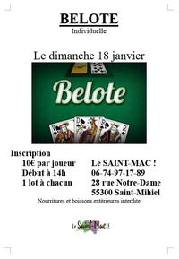 Concours de Belote