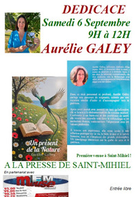 Aurélie Galey en dédicace