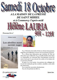 Hélène Lauria en dédicace