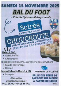 Soirée choucroute