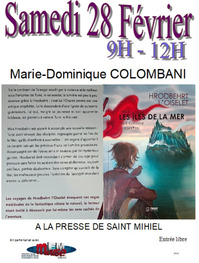 Marie-Dominique COLOMBANI en dédicace