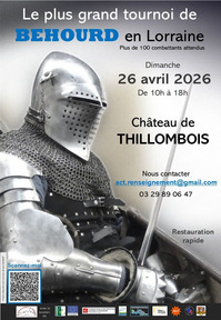 Tournois de béhourd au château de Thillombois