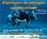 Baptêmes de plongée subaquatique