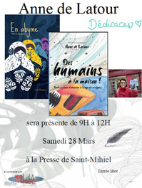 Anne de Latour en dédicace